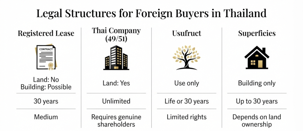 Legal Structures for Foreign Buyers